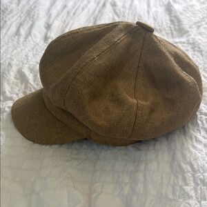 Brown Newsboy Hat